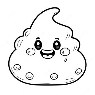 Funny Poop Emoji Coloring Page 3459-2810