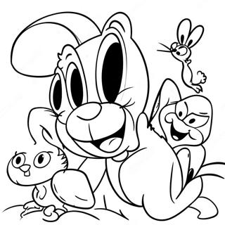 Looney Tunes Characters Coloring Page 34603-28822