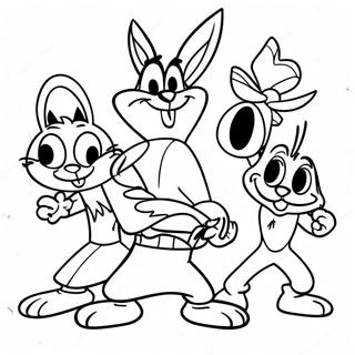 Looney Tunes Characters Coloring Page 34603-28823