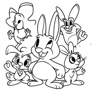 Looney Tunes Characters Coloring Page 34603-28824