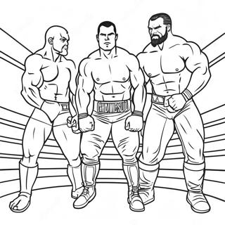 Tracing For Adults Wwe Coloring Page 34612-28826