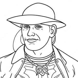 Tracing For Adults Wwe Coloring Page 34612-28827