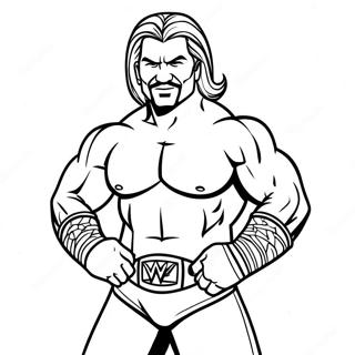 Tracing For Adults Wwe Coloring Page 34612-28828