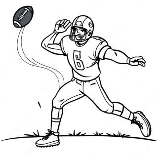 Brock Purdy Throwing A Football Coloring Page 34643-28856