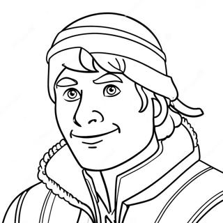 Kristoff Coloring Pages