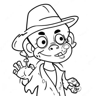 Addison Disney Zombies Coloring Page 34662-28866