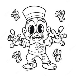 Addison Disney Zombies Coloring Page 34662-28867