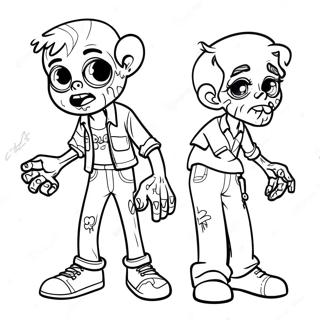 Addison Disney Zombies Coloring Page 34662-28868