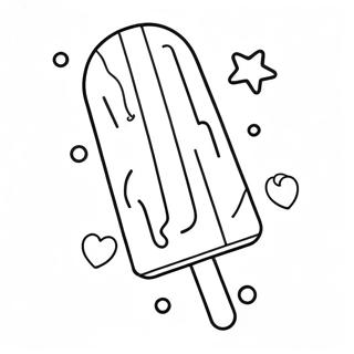 Rainbow Popsicle Coloring Page 34672-28875