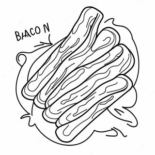 Bacon Coloring Pages