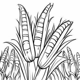 Cornstalk Coloring Page 34692-28891