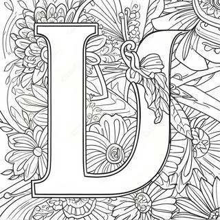 Letter L Coloring Page 3469-2819