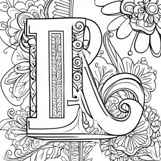 Letter L Coloring Page 3469-2820