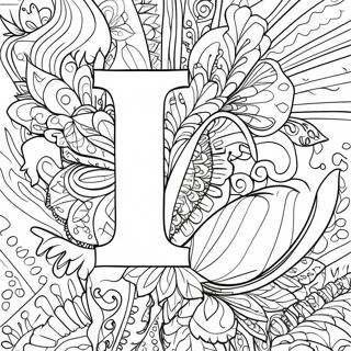 Lively Letter L Coloring Page 3470-2823