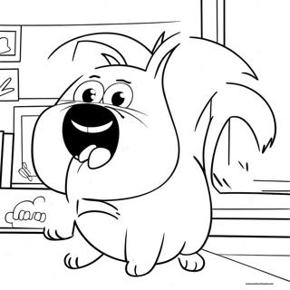 Secret Life Of Pets Coloring Pages