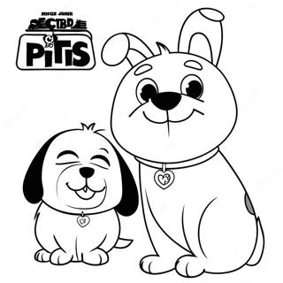 Secret Life Of Pets Coloring Page 34732-28922