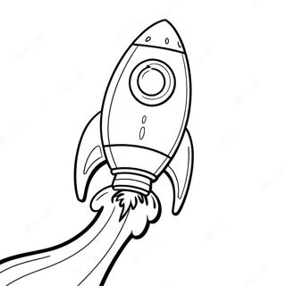 Realistic Rocket Coloring Pages