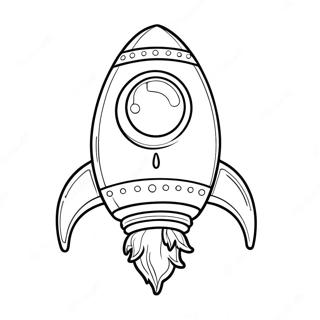 Detailed Space Rocket Coloring Page 34743-28935