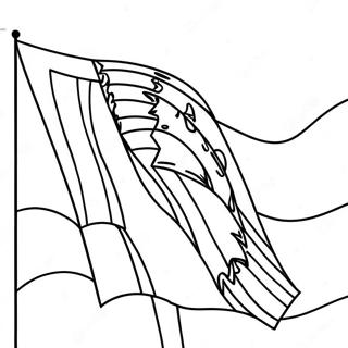 Kenya Flag Coloring Pages