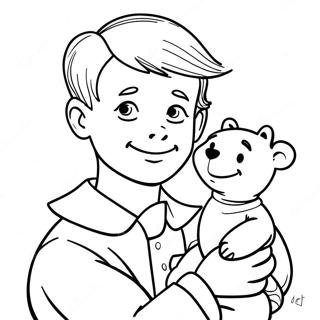 Christopher Robin Coloring Pages