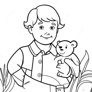 Christopher Robin Coloring Page 34782-28962