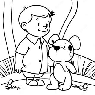 Christopher Robin Coloring Page 34782-28963