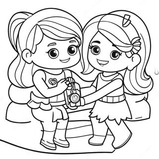 Lego Friends Coloring Page 3479-2827