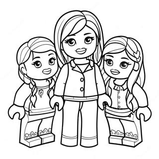 Lego Friends Coloring Page 3479-2828