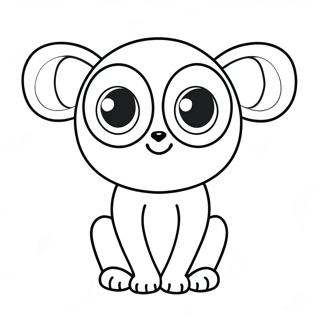 Cute Pupla With Big Eyes Coloring Page 34803-28981