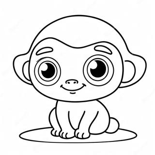 Cute Pupla With Big Eyes Coloring Page 34803-28982