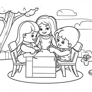 Lego Friends Adventure Scene Coloring Page 3480-2830