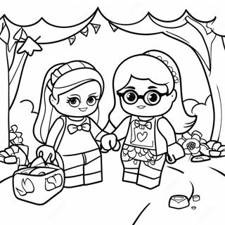 Lego Friends Adventure Scene Coloring Page 3480-2832