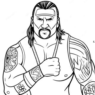 Wwe Coloring Page 34822-28995