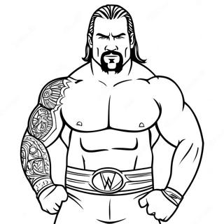 Wwe Coloring Page 34822-28996