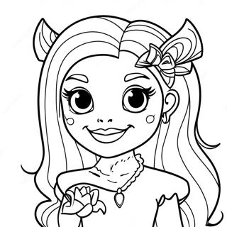 Frankie Monster High Coloring Page 34893-29043