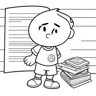 Diary Of A Wimpy Kid Coloring Page 3489-2835