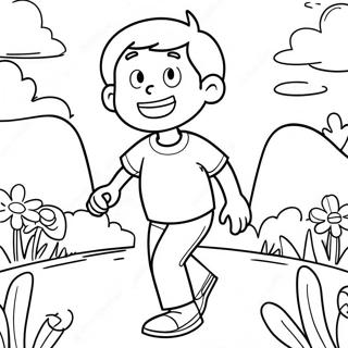 Greg Heffley Adventures Coloring Page 3490-2838