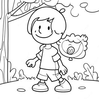 Greg Heffley Adventures Coloring Page 3490-2840