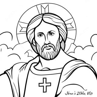 John 3:16 Coloring Pages