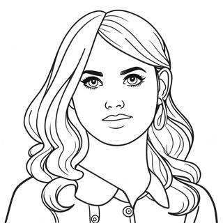 Lainey Wilson Coloring Page 34933-29076