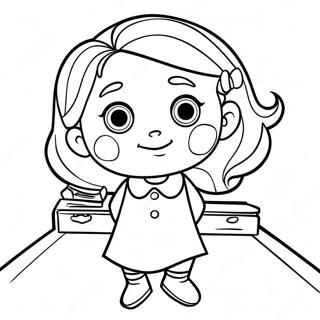 Little Einsteins Annie Coloring Page 34963-29102