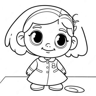 Little Einsteins Annie Coloring Page 34963-29104