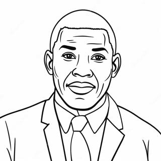 Black Man Coloring Page 34993-29127