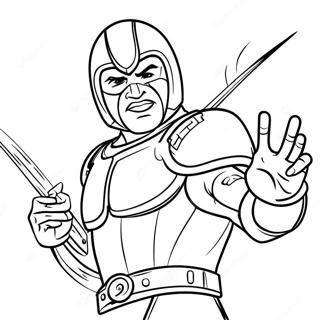 Bibleman In Action Coloring Page 35004-29138