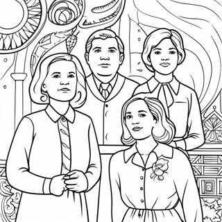 Mystical Hidden Figures Coloring Page 35034-29161