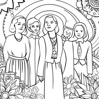 Mystical Hidden Figures Coloring Page 35034-29163