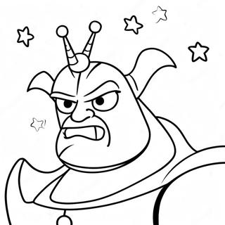 Evil Zurg In Space Coloring Page 35054-29177