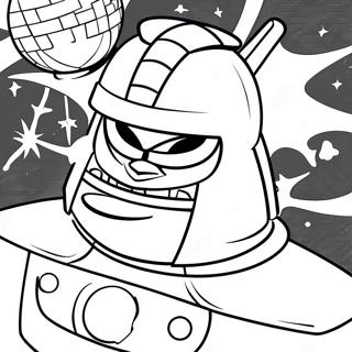 Evil Zurg In Space Coloring Page 35054-29178