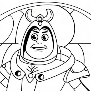 Evil Zurg In Space Coloring Page 35054-29180