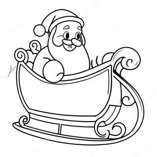 Santa S Sleigh Coloring Page 35063-29183